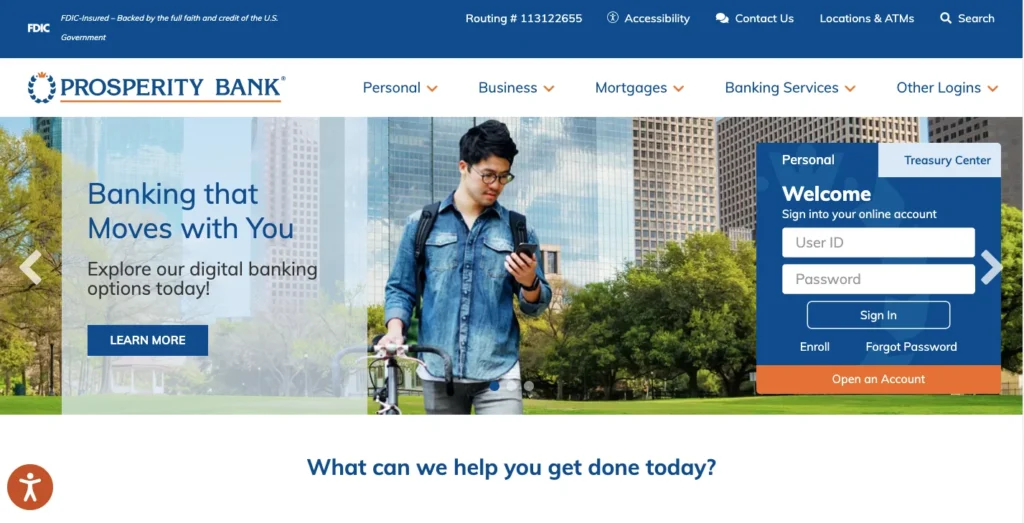 7 Top Non QM Mortgage Lenders: Our Top Picks in 2025 6 Prosperity Bank_homepage