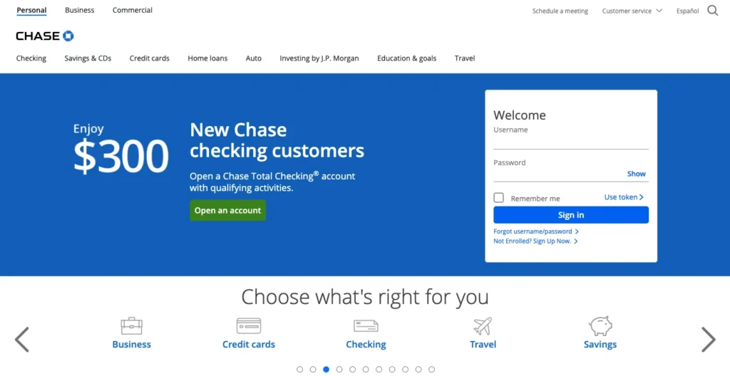 Chase Bank_homepage