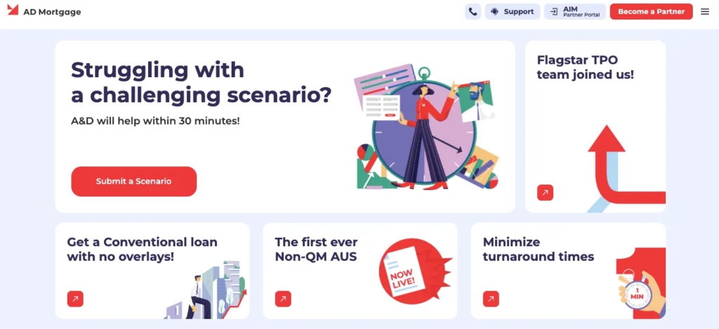 A&D Mortgage_homepage