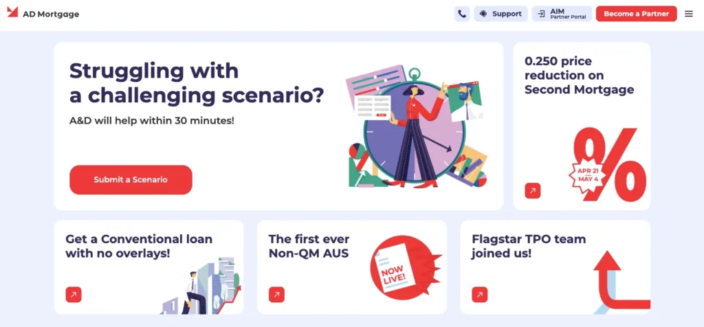A&D Mortgage_homepage