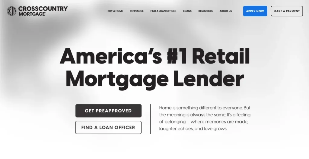 CrossCountry Mortgage_homepage