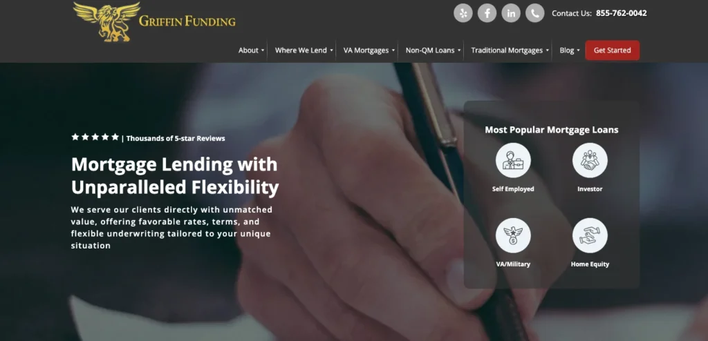 Griffin Funding_homepage