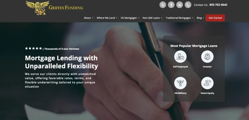 Griffin Funding_homepage