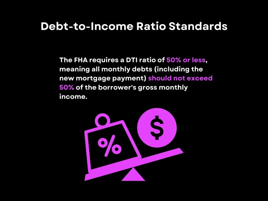 debt-to-income ratio standards homepage