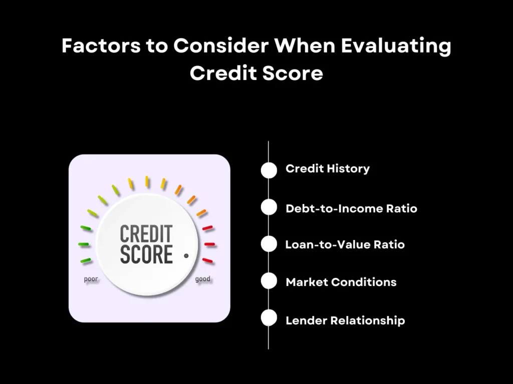 factors to consider when evaluating credit score homepage