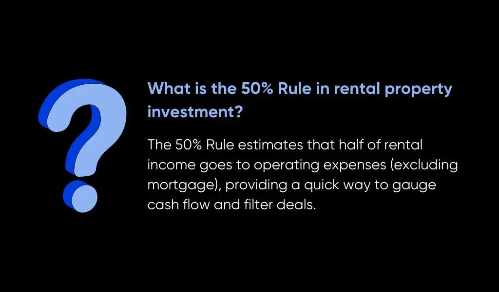 Rental Property Analysis for Real Estate Investors 19 What Is the 50% Rule in Rental Property Investment