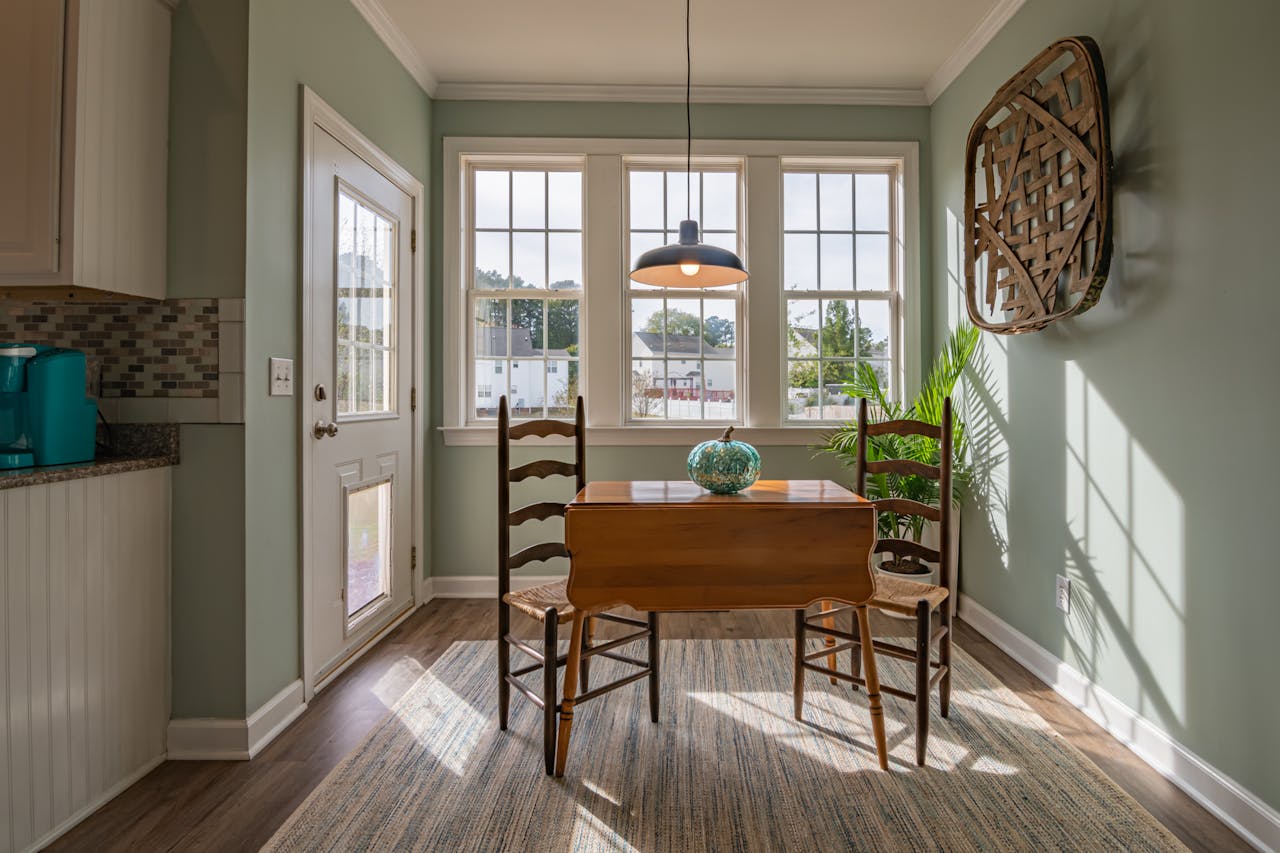 The interior of a kitchen in a home that was purchased using a rental property mortgage loan