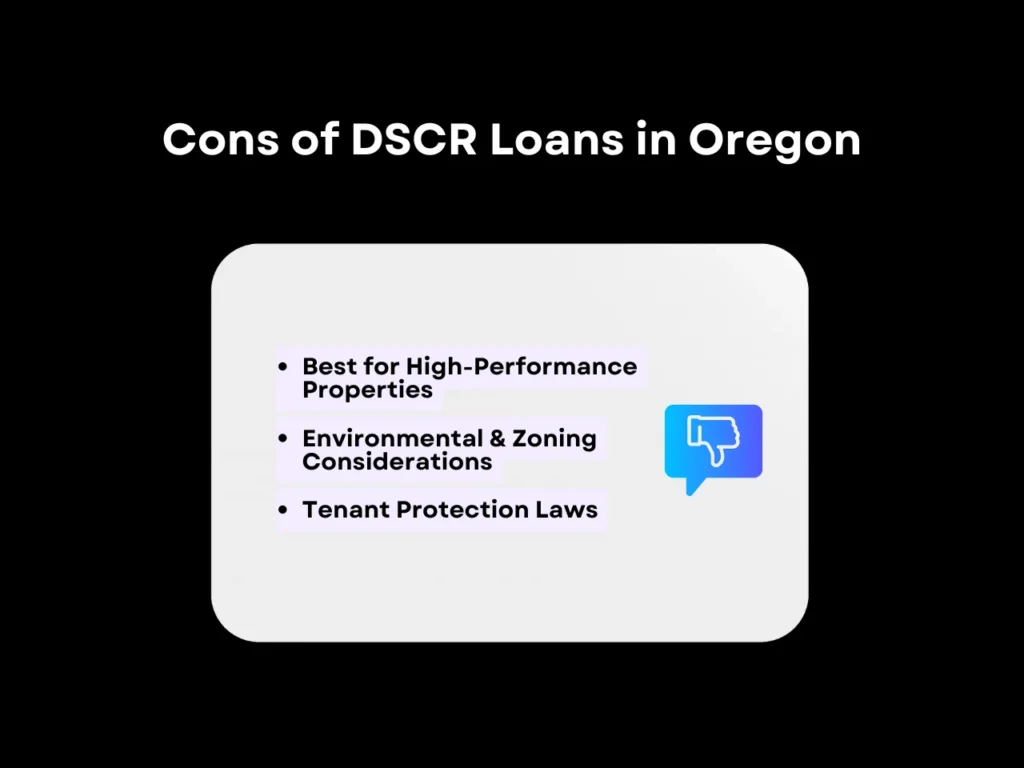 Cons of DSCR Loans in Oregon homepage