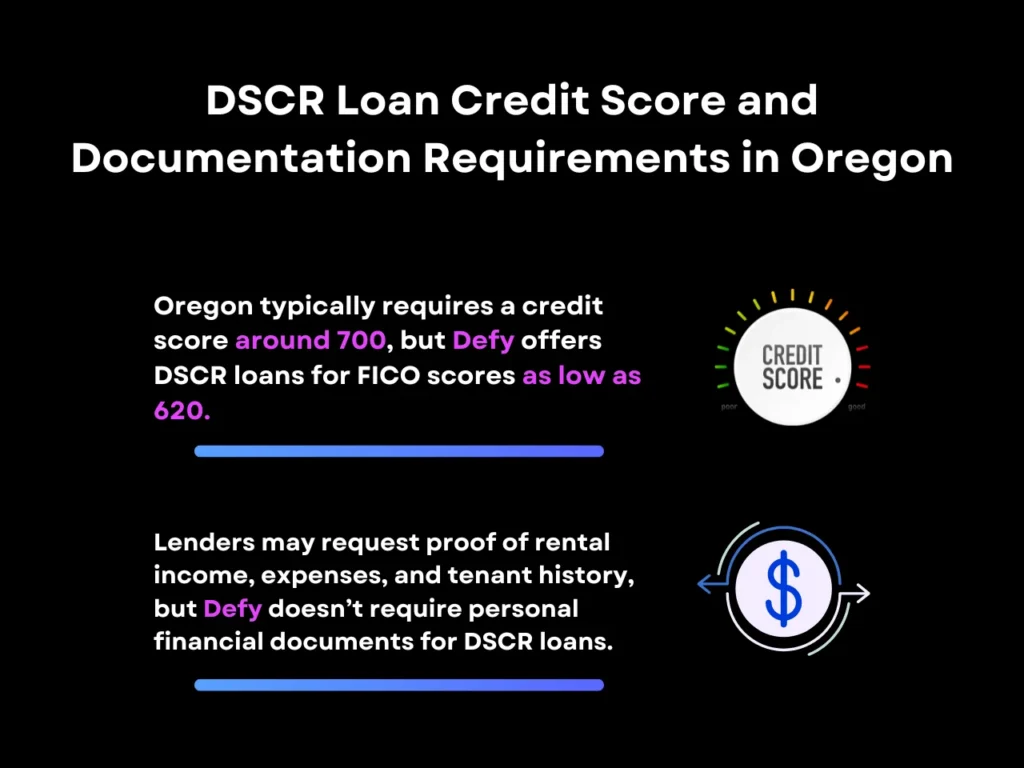 DSCR Loan Credit Score and Documentation Requirements in Oregon homepage