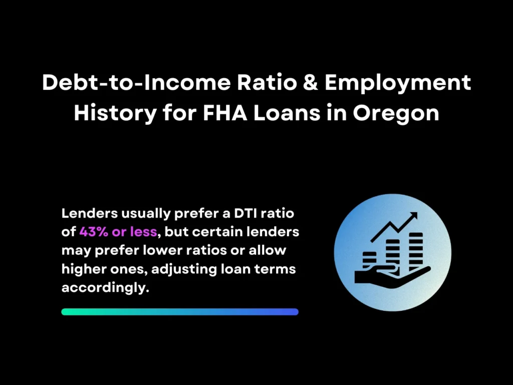 Debt-to-Income Ratio & Employment History for FHA Loans in Oregon homepage