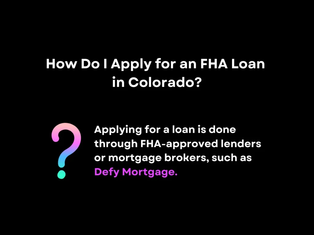 How Do I Apply for an FHA Loan  in Colorado homepage