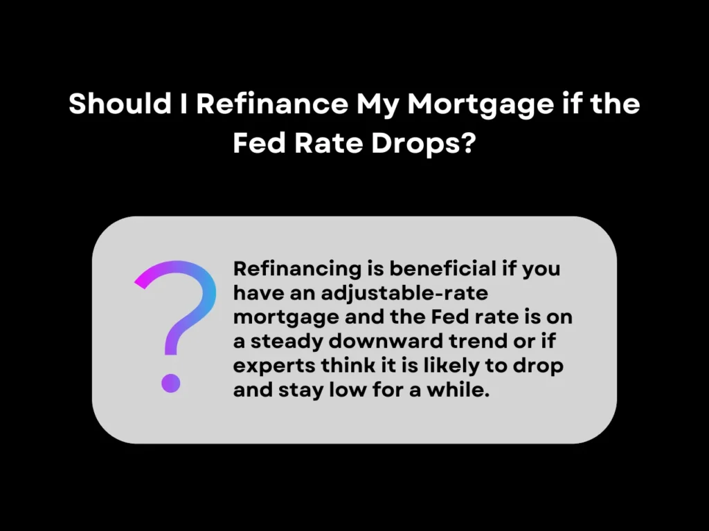 Should I Refinance My Mortgage if the Fed Rate Drops homepage5