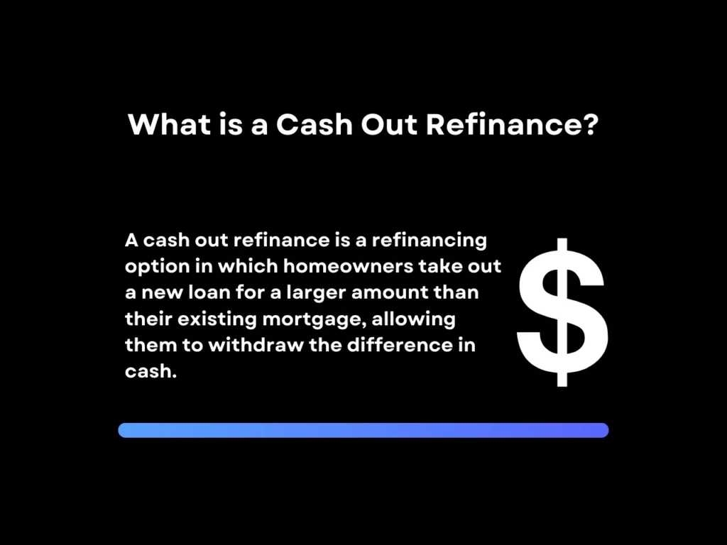 What is a Cash Out Refinance homepage