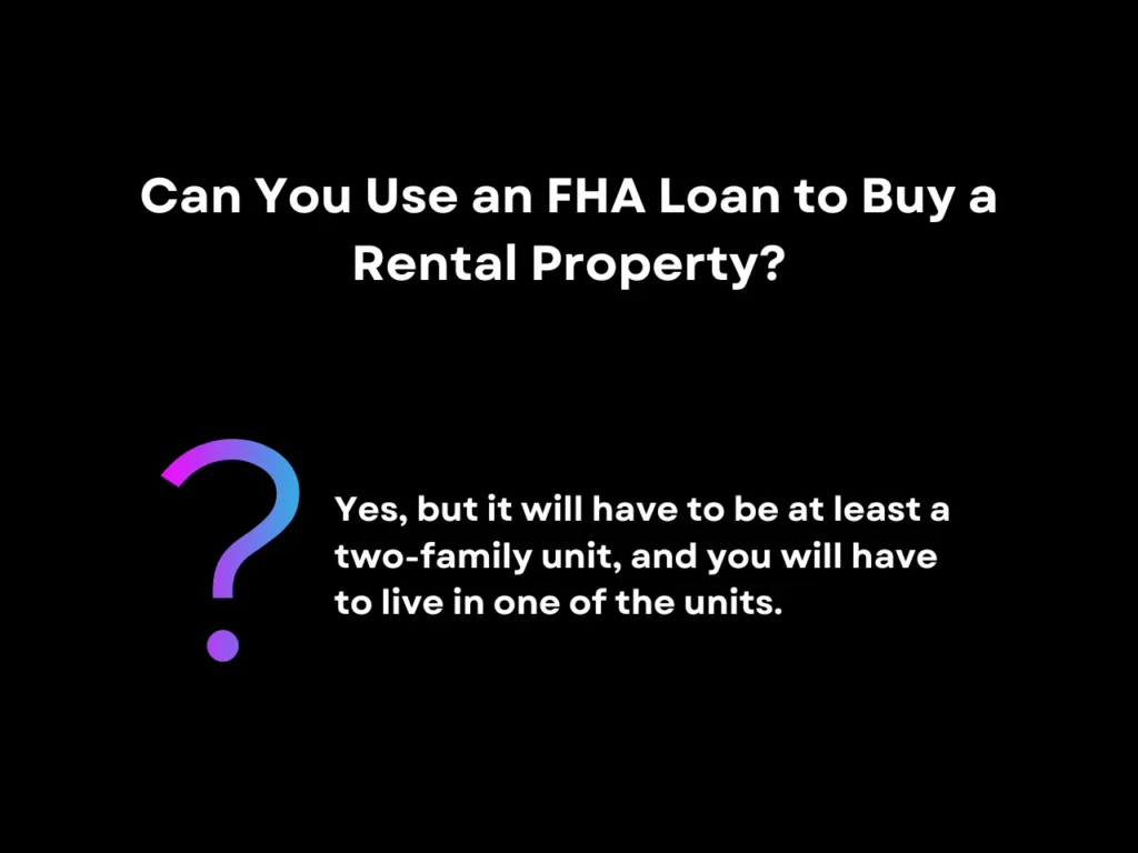 Can You Use an FHA Loan to Buy a Rental Property homepage