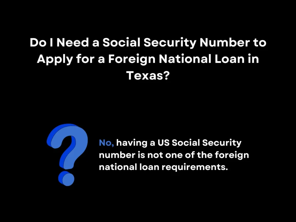 Do I Need a Social Security Number to Apply for a Foreign National Loan in Texas homepage