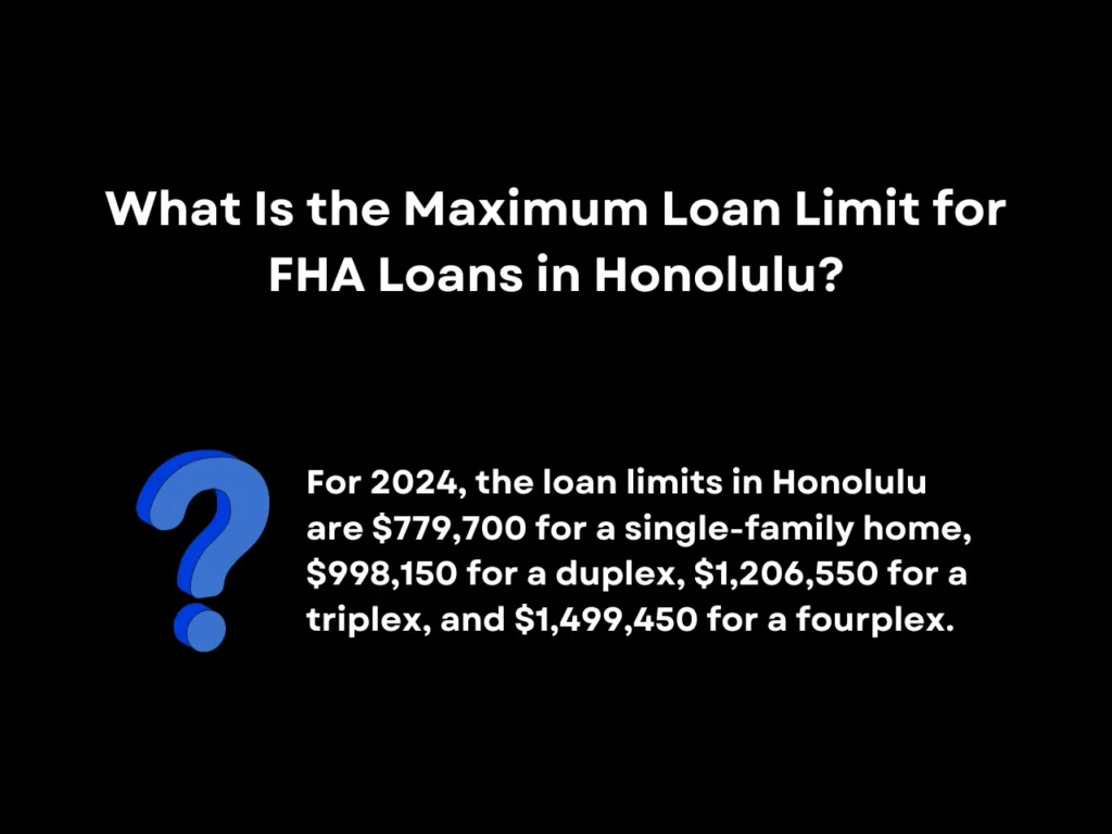 What Is the Maximum Loan Limit for FHA Loans in Honolulu homepage