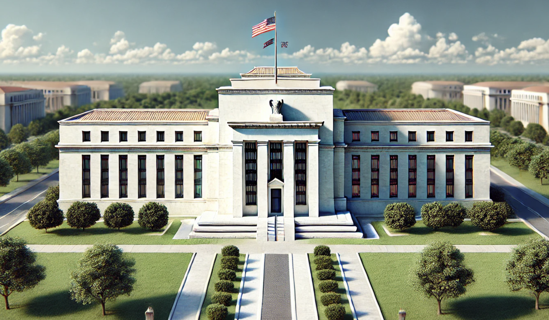 The Federal Reserve Building, which is where the Fed rate cuts are discussed.