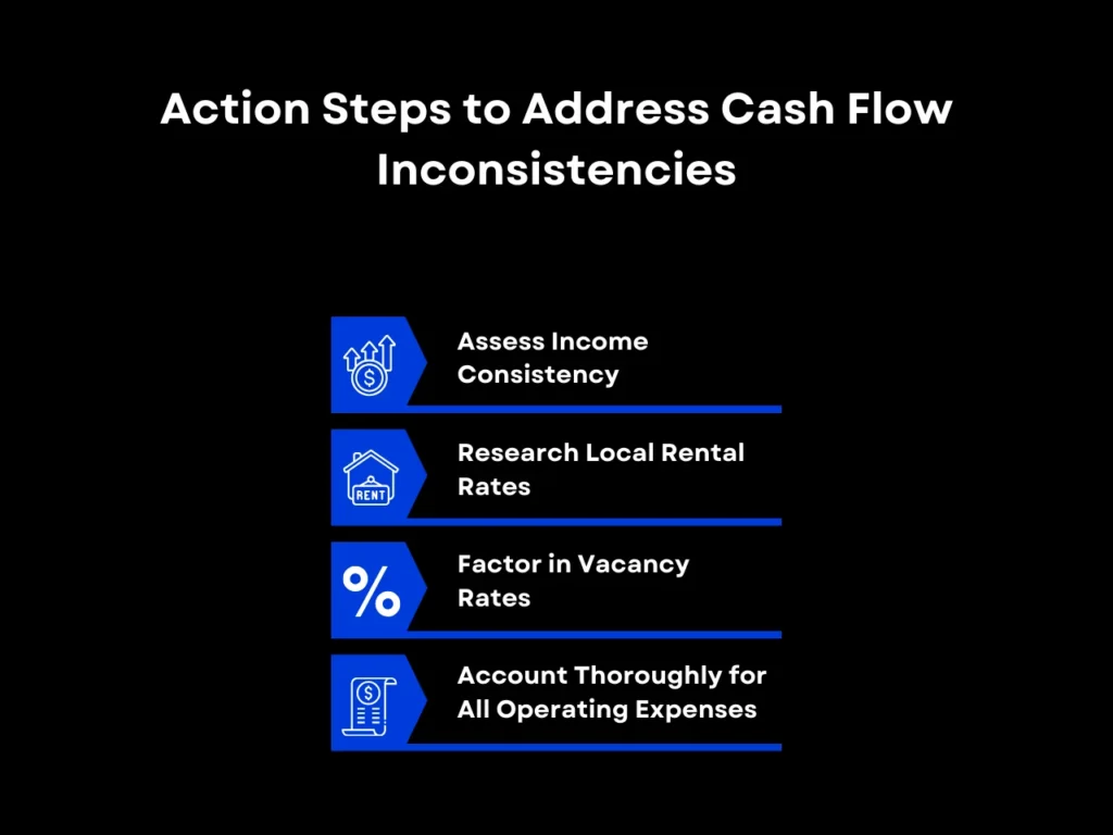 Action Steps to Address Cash Flow Inconsistencies homepage