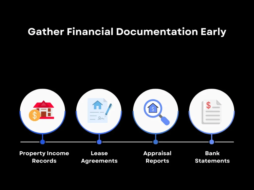 Gather Financial Documentation Early homepage