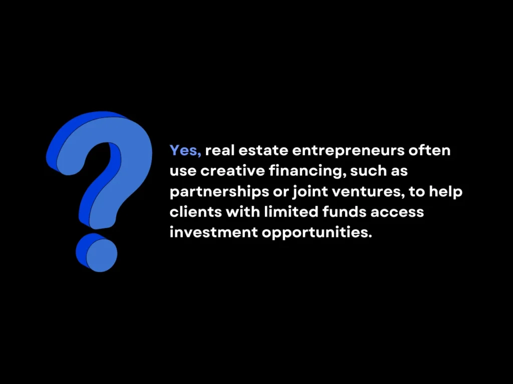 Can a Real Estate Entrepreneur Help if I Have Limited Investment Capital homepage