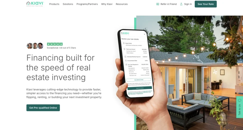 Kiavi_homepage