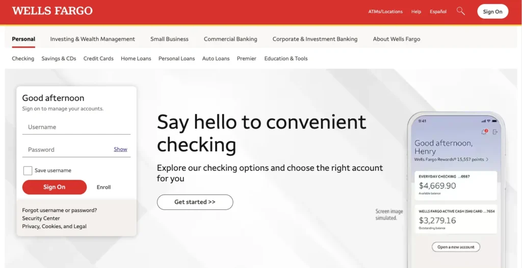 Wells Fargo_homepage