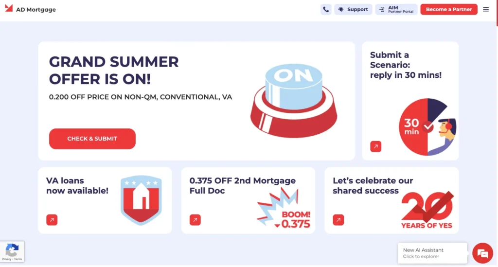 A&D Mortgage_homepage