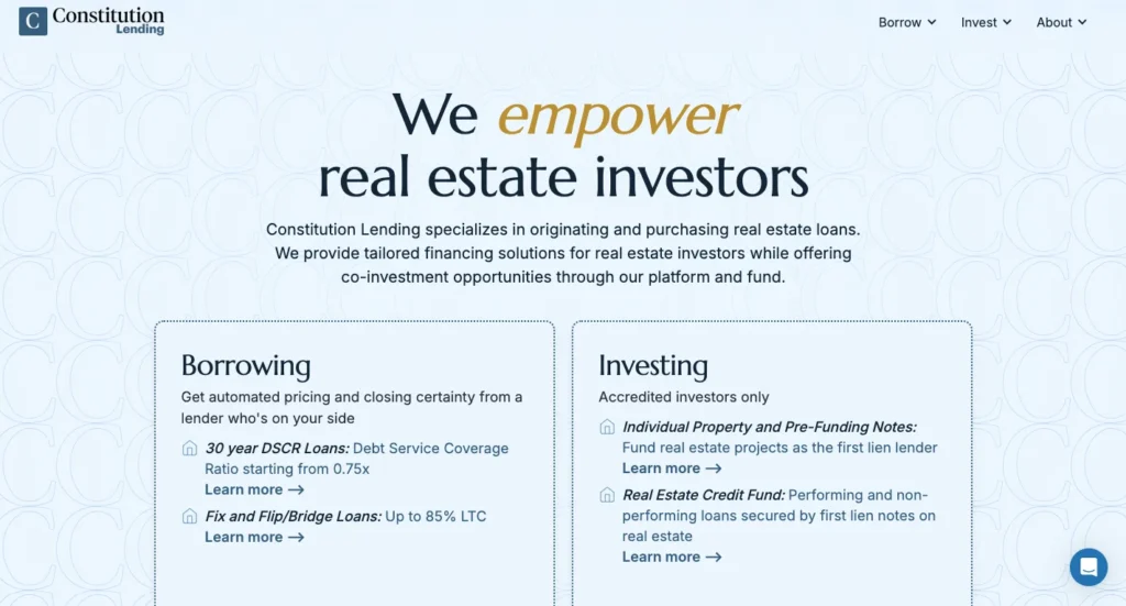 Constitution Lending_homepage