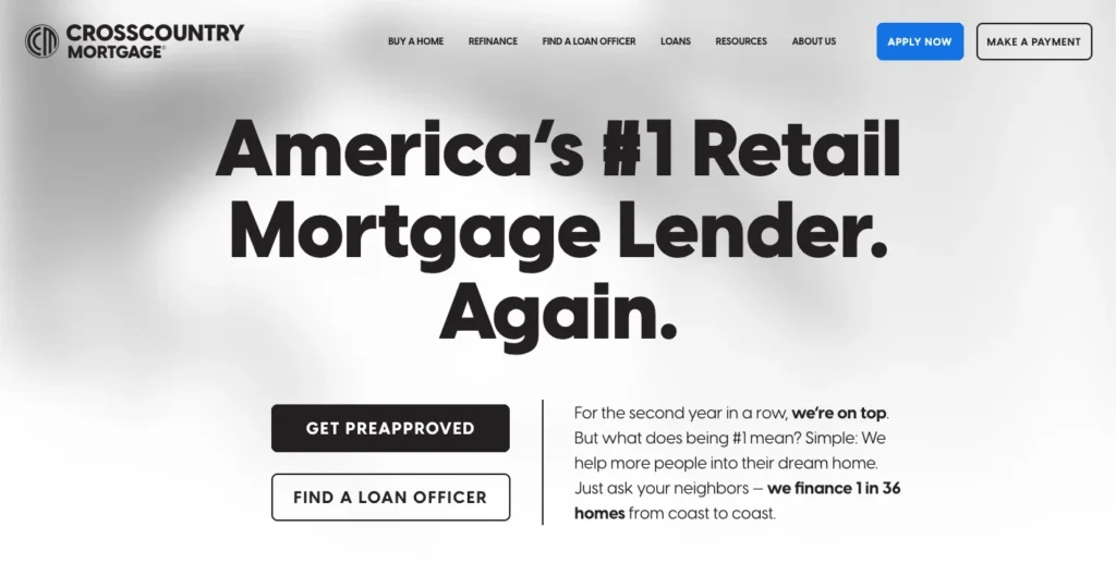 CrossCountry Mortgage_homepage