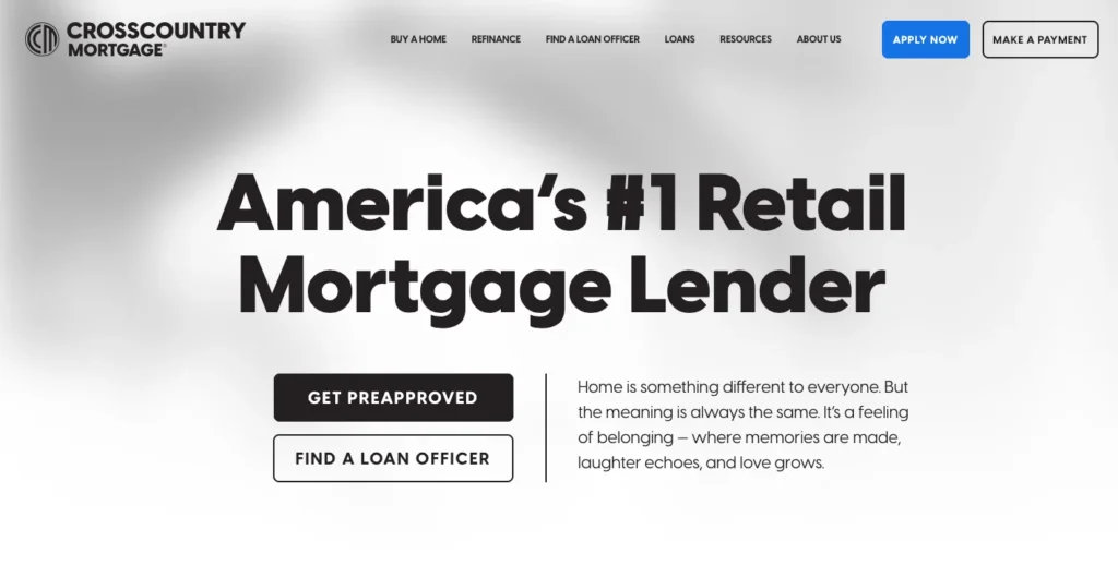 CrossCountry Mortgage_homepage