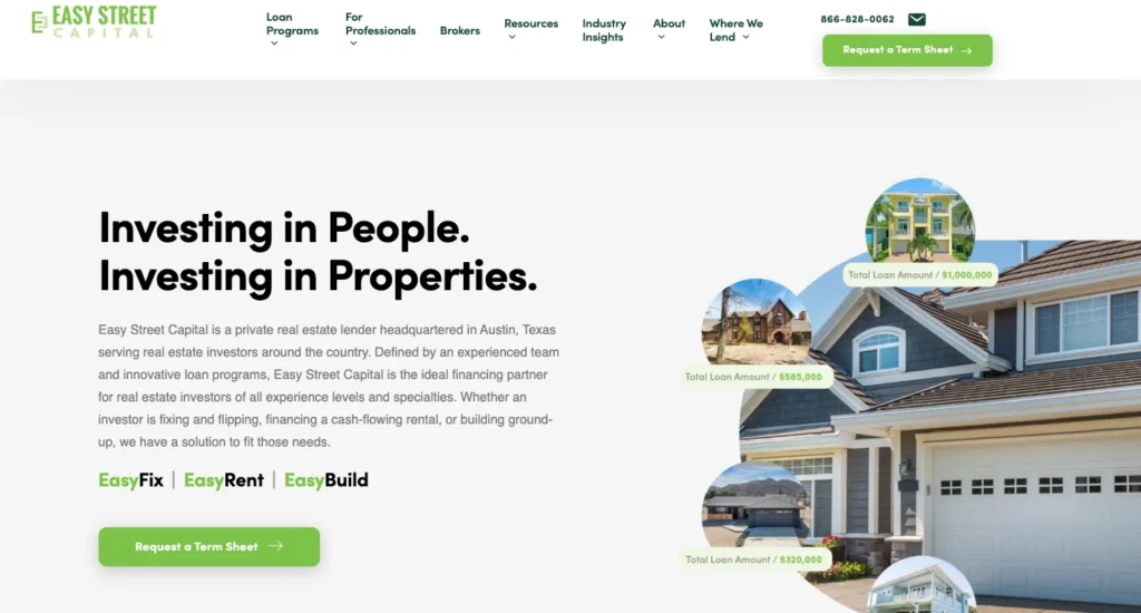 Easy Street Capital_homepage