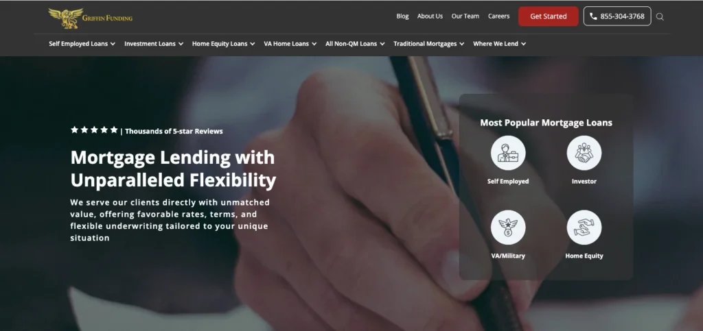Griffin Funding_homepage