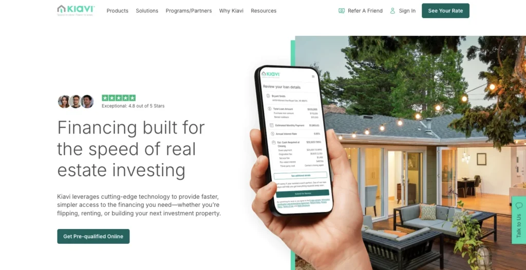 Kiavi_homepage