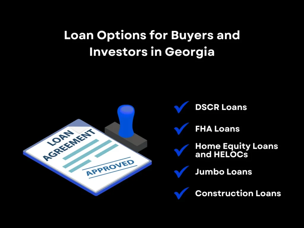 Loan Options for Buyers and Investors in Georgia