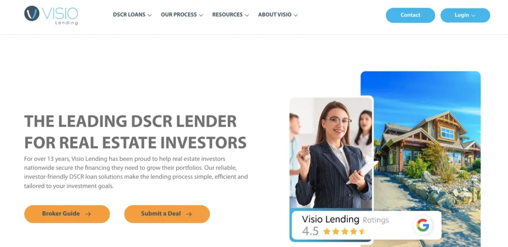 Visio Lending_homepage