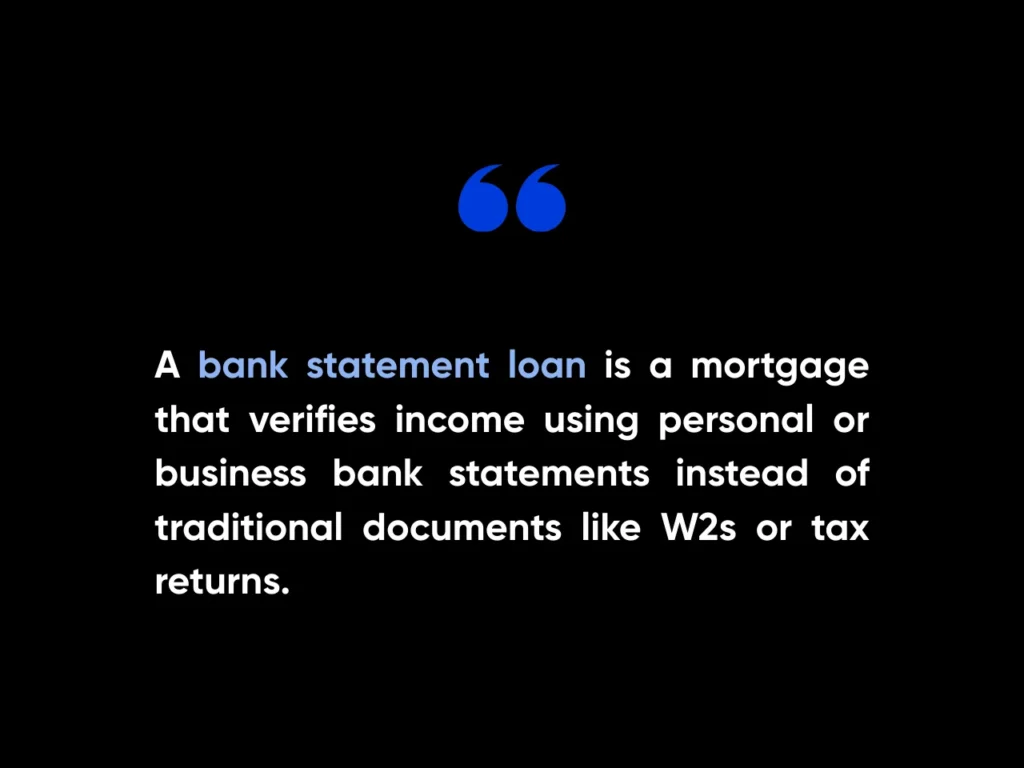 What is a Bank Statement Loan