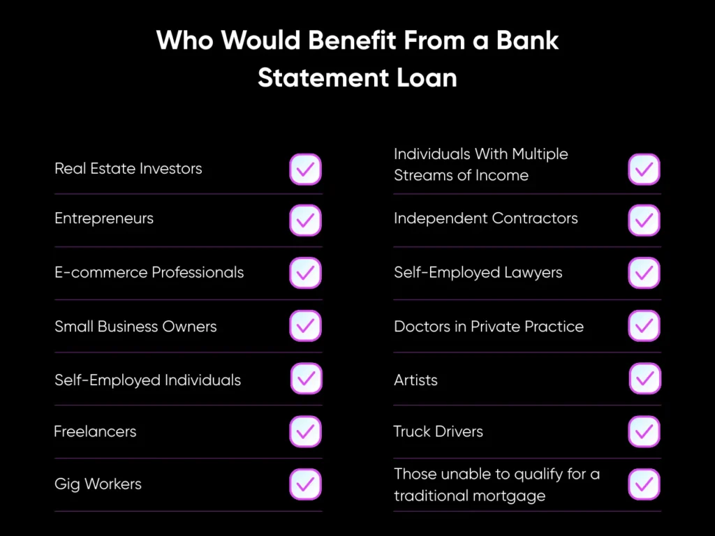 Who Would Benefit From a Bank Statement Loan