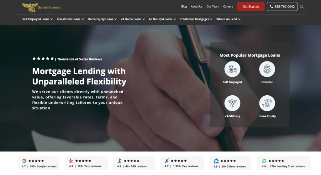 Griffin Funding_homepage